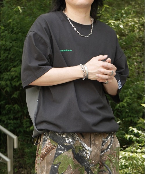 Футболка с коротким рукавом, свободного кроя, с завязками и принтом спереди, унисекс INHABITANT
Футболка с коротким рукавом, свободного кроя, с завязками и принтом спереди, унисекс INHABITANT