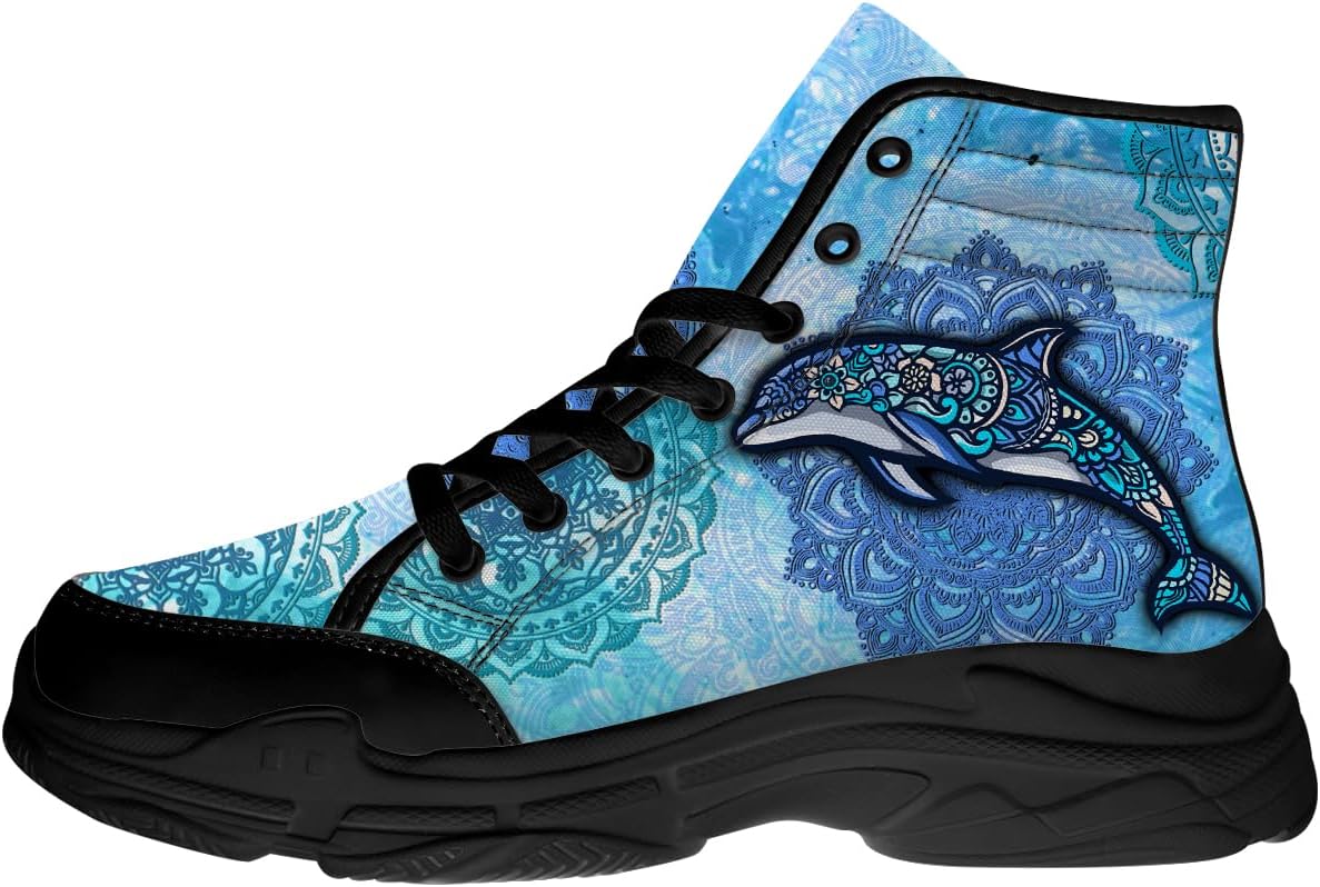 Высокие кеды Dolphin для женщин и мужчин, кроссовки на платформе из ткани с шнуровкой, подарки для нее и для него Generic, 3102 Mandala Dolphin
Высокие кеды Dolphin для женщин и мужчин, кроссовки на платформе из ткани с шнуровкой, подарки для нее и для него Generic, 3102 Mandala Dolphin