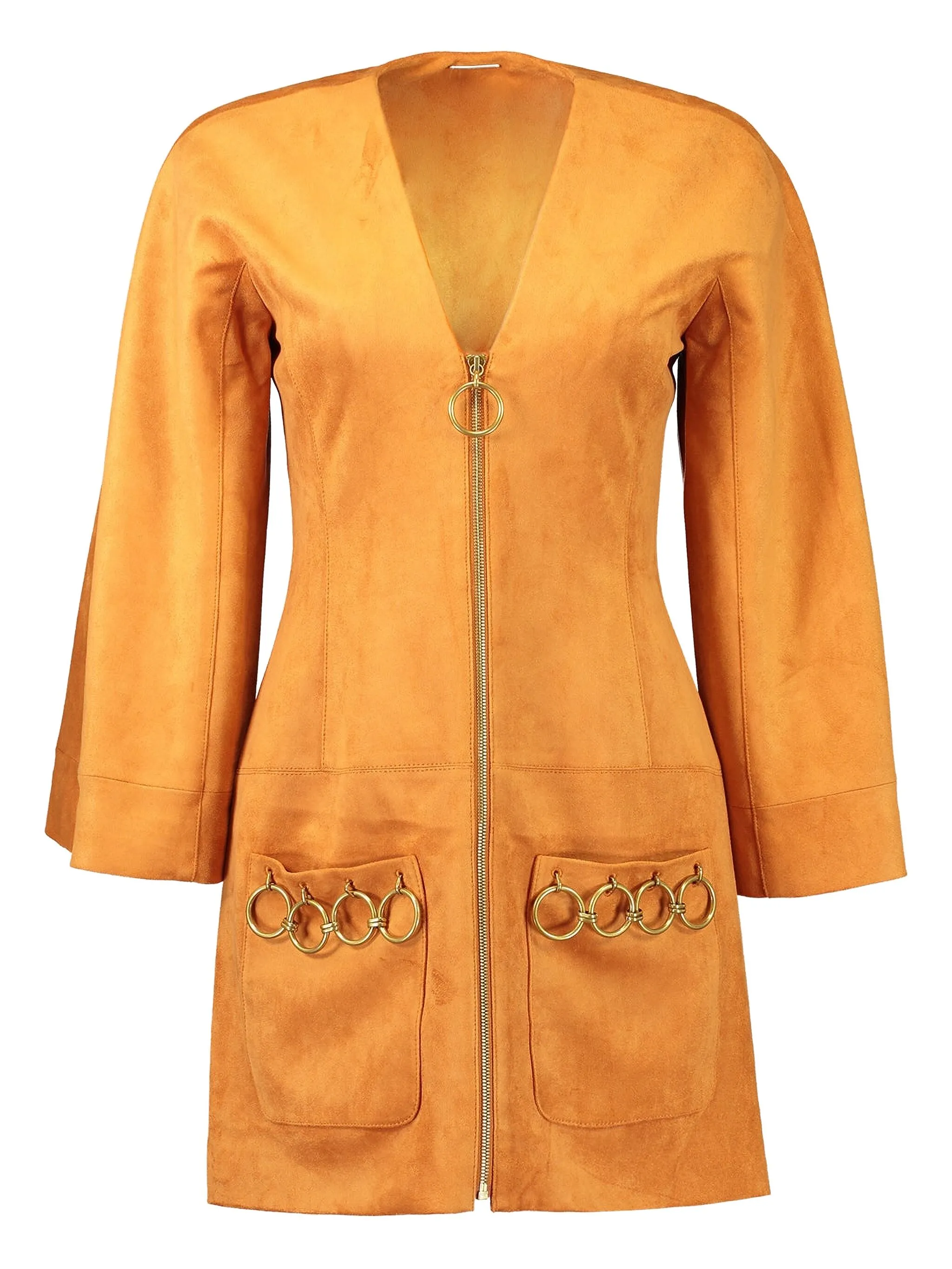 Замшевое платье Anese Alexis, оранжевый
Замшевое платье Anese Alexis, оранжевый