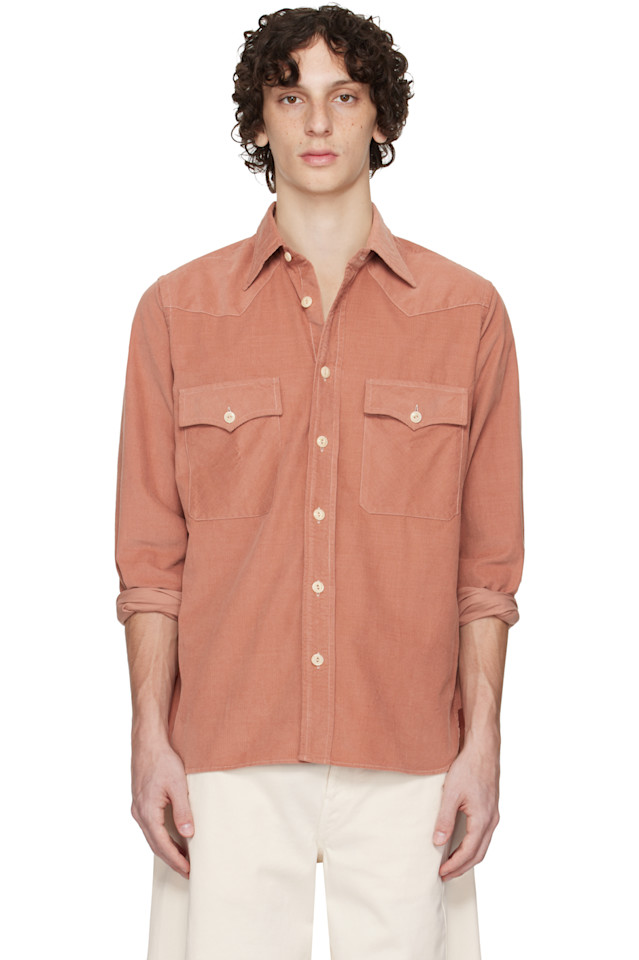 Двухкарманная вестерн-рубашка Drake'S, красный
Двухкарманная вестерн-рубашка Drake'S, красный