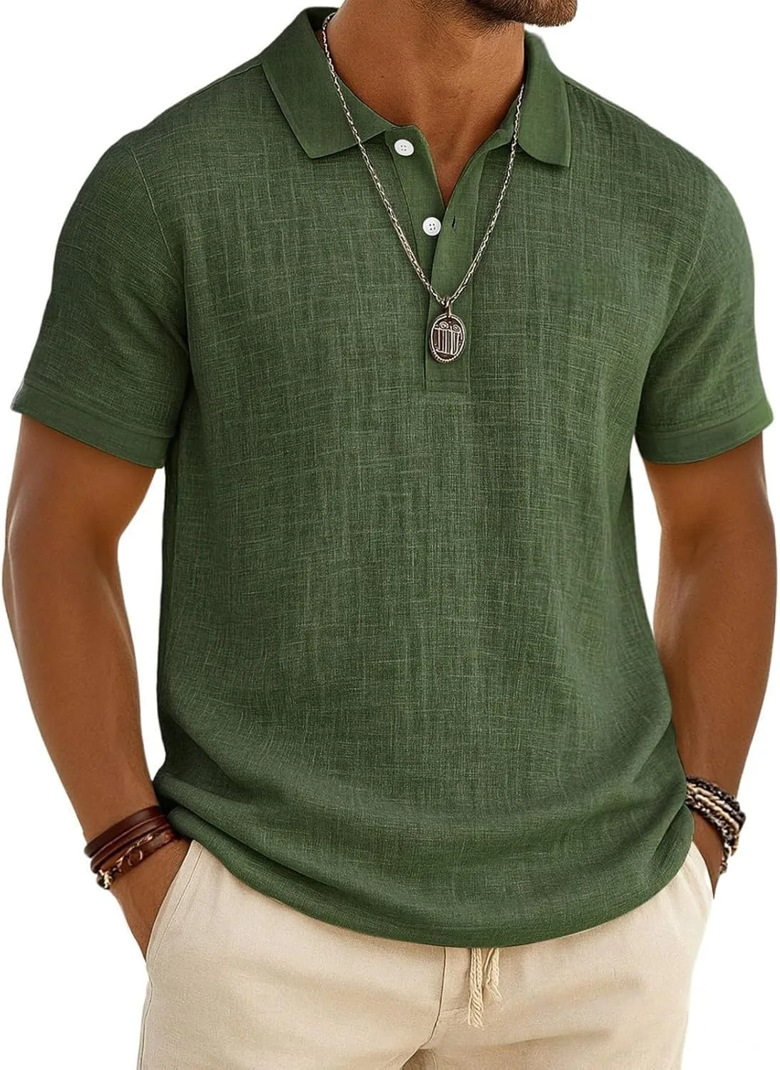 Мужская поло с коротким рукавом Linen HswsEJ
Мужская поло с коротким рукавом Linen HswsEJ