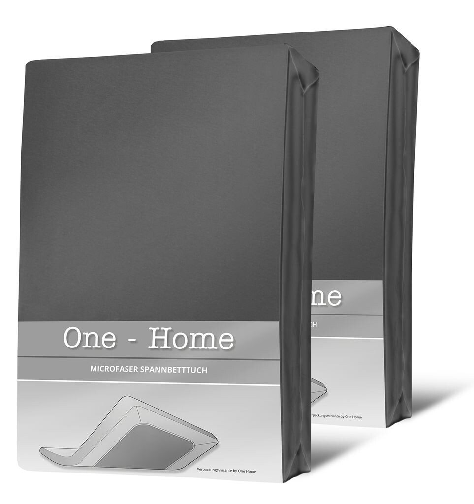 2 простыни антрацит 140x200 см - комплект простыней из микрофибры 160x200 см One-Home
2 простыни антрацит 140x200 см - комплект простыней из микрофибры 160x200 см One-Home