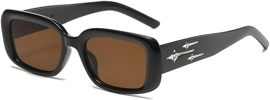 Солнцезащитные очки в стиле ретро Y2K для женщин, очки-«кошачий глаз», модные разноцветные зеркальные очки для мужчин, панк-очки для спорта KTUCN, Black Brown
Солнцезащитные очки в стиле ретро Y2K для женщин, очки-«кошачий глаз», модные разноцветные зеркальные очки для мужчин, панк-очки для спорта KTUCN, Black Brown