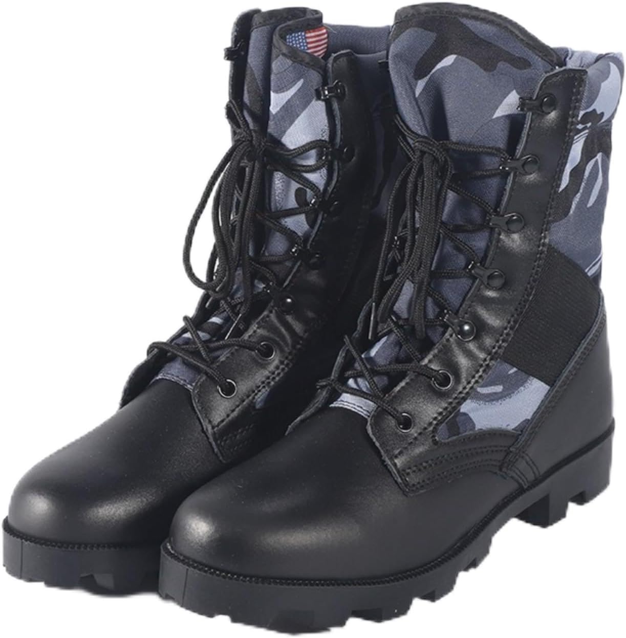 Мужские высокие ботинки с шнуровкой из замшевой кожи, тактические военные с камуфляжем, легкие Qklmwes, черный
Мужские высокие ботинки с шнуровкой из замшевой кожи, тактические военные с камуфляжем, легкие Qklmwes, черный