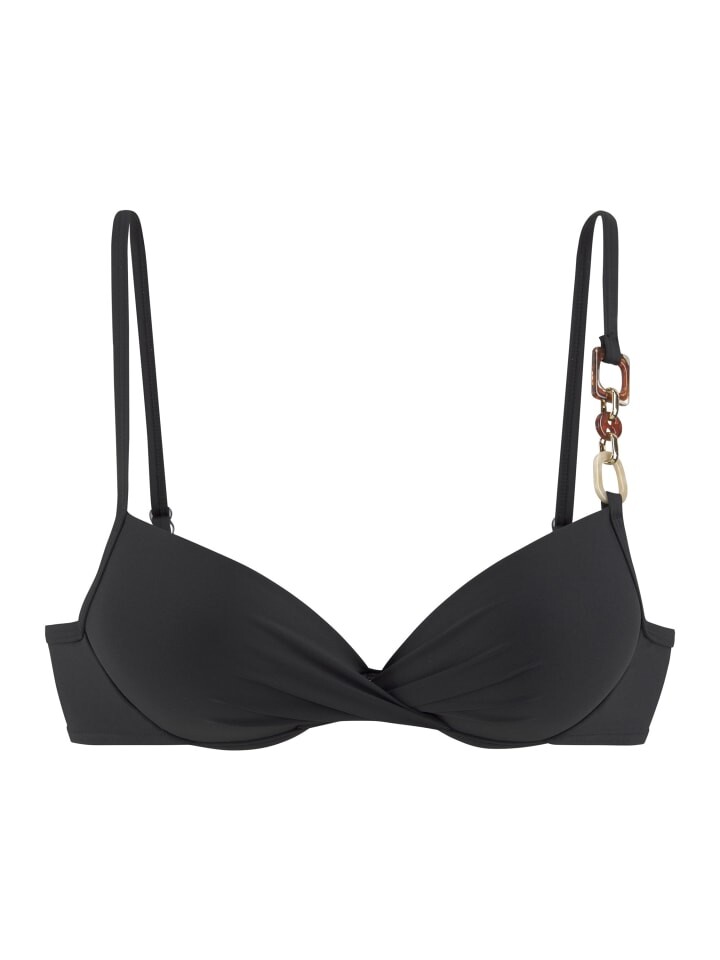 Верх бикини LASCANA, черный
Верх бикини LASCANA, черный