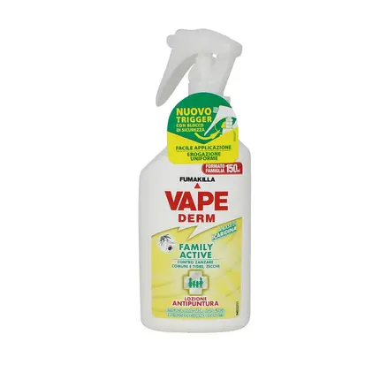 Derm Family Active Лосьон против укусов 150 мл Vape
Derm Family Active Лосьон против укусов 150 мл Vape