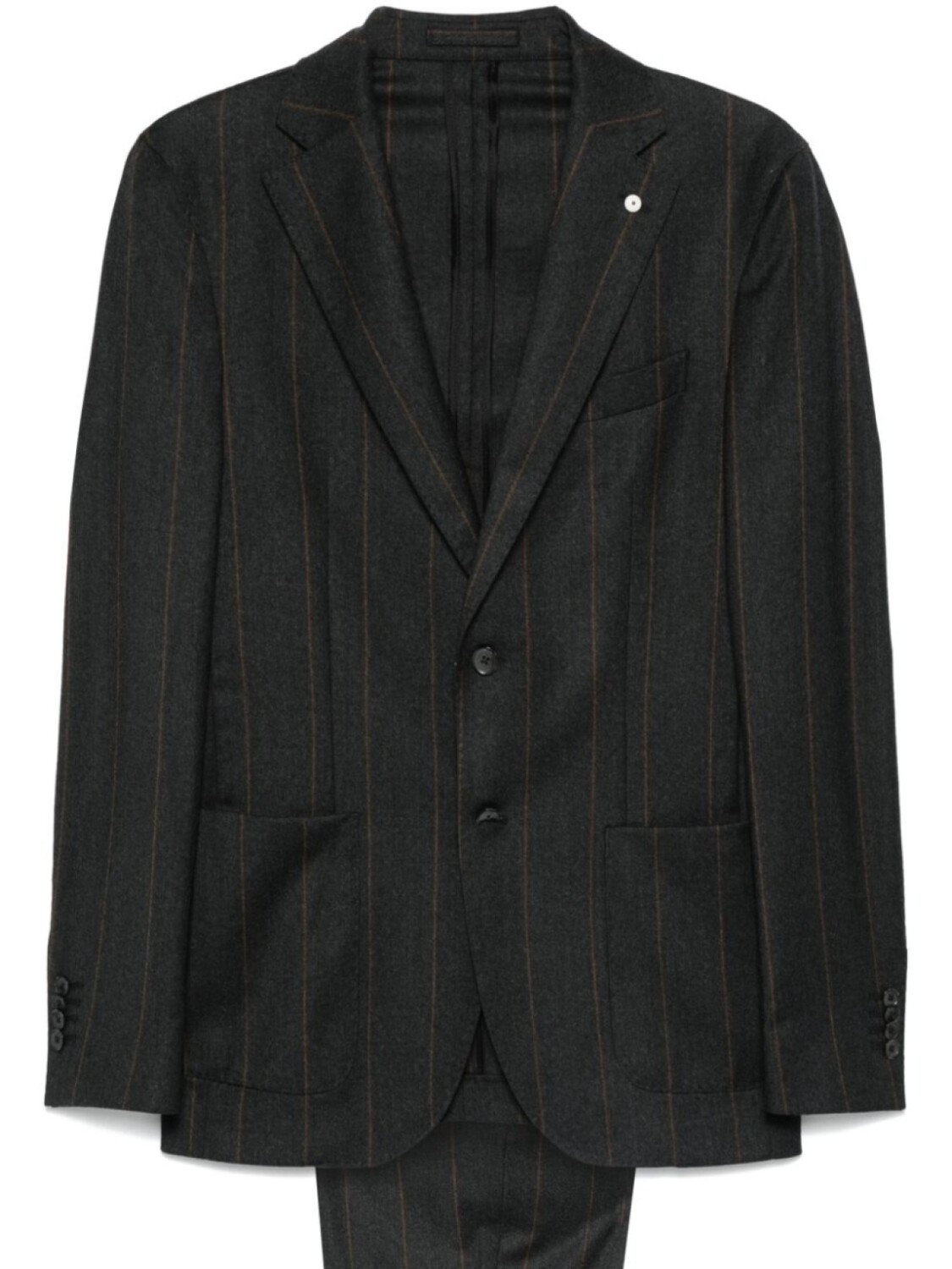 Костюм в тонкую полоску LUIGI BIANCHI MANTOVA, серый
Костюм в тонкую полоску LUIGI BIANCHI MANTOVA, серый