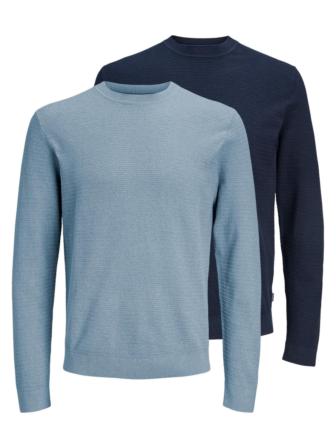 JACK & JONES Свитер 'Bluriley' в цветах Marine Blue и Dusty Blue
JACK & JONES Свитер 'Bluriley' в цветах Marine Blue и Dusty Blue