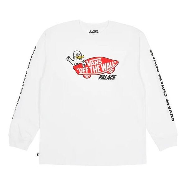 Футболка PALACE x Vans Crossover Off The Wall Classic Alphabet Pattern Printing Round Neck Long Sleeves White T-Shirt, белый
Футболка PALACE x Vans Crossover Off The Wall Classic Alphabet Pattern Printing Round Neck Long Sleeves White T-Shirt, белый