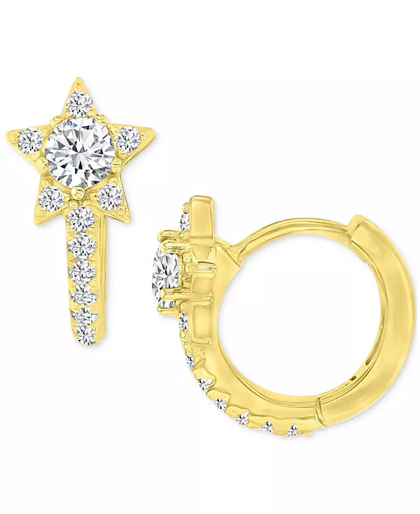 Маленькие серьги-кольца с кубическим цирконием в форме звезды, 0,55 дюйма Macy'S, gold
Маленькие серьги-кольца с кубическим цирконием в форме звезды, 0,55 дюйма Macy'S, gold