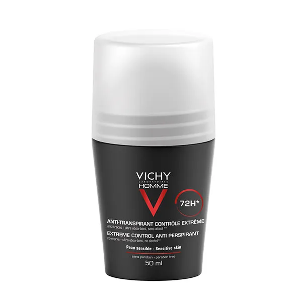 Шариковый дезодорант 72 часа для мужчин Anti-Transpirant Contôle Extrême Vichy, 50 ml
Шариковый дезодорант 72 часа для мужчин Anti-Transpirant Contôle Extrême Vichy, 50 ml