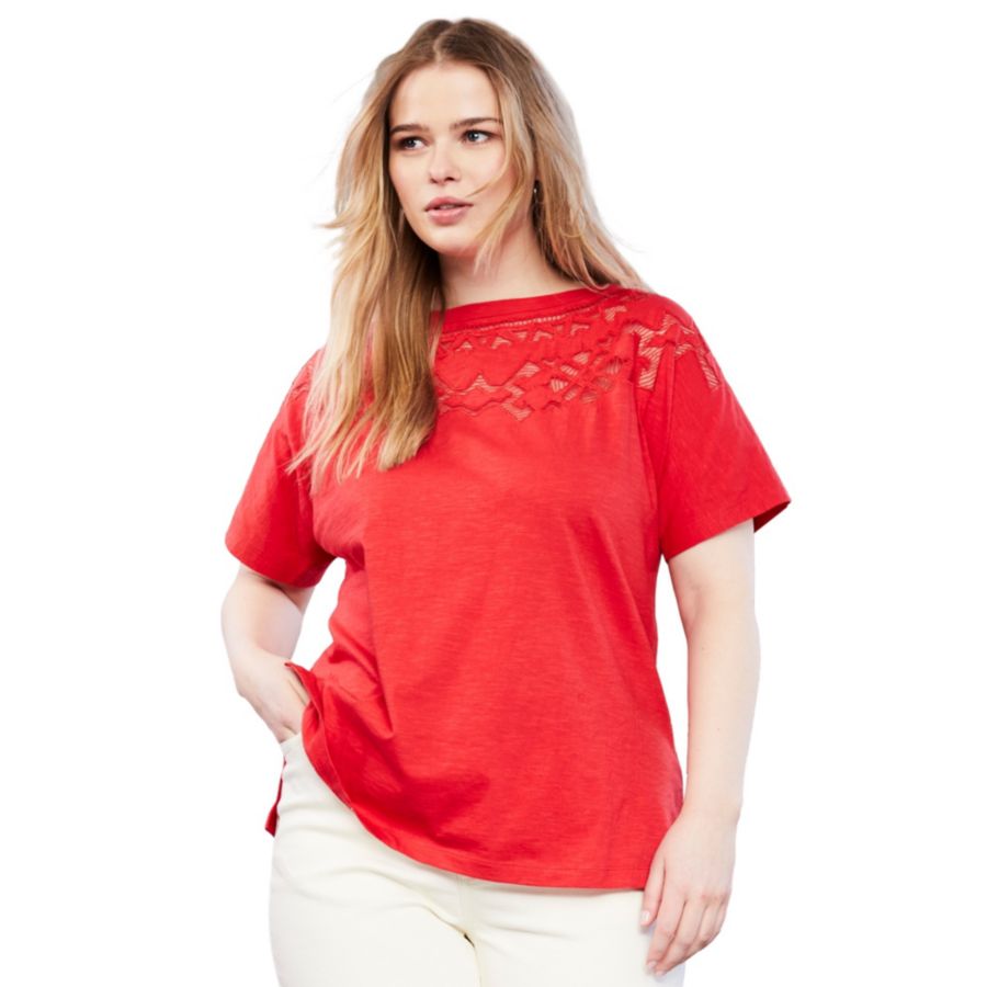 Рубашка June + Vie Plus Size с ажурным вырезом-лодочкой June + Vie June & Vie, Red openwork
Рубашка June + Vie Plus Size с ажурным вырезом-лодочкой June + Vie June & Vie, Red openwork