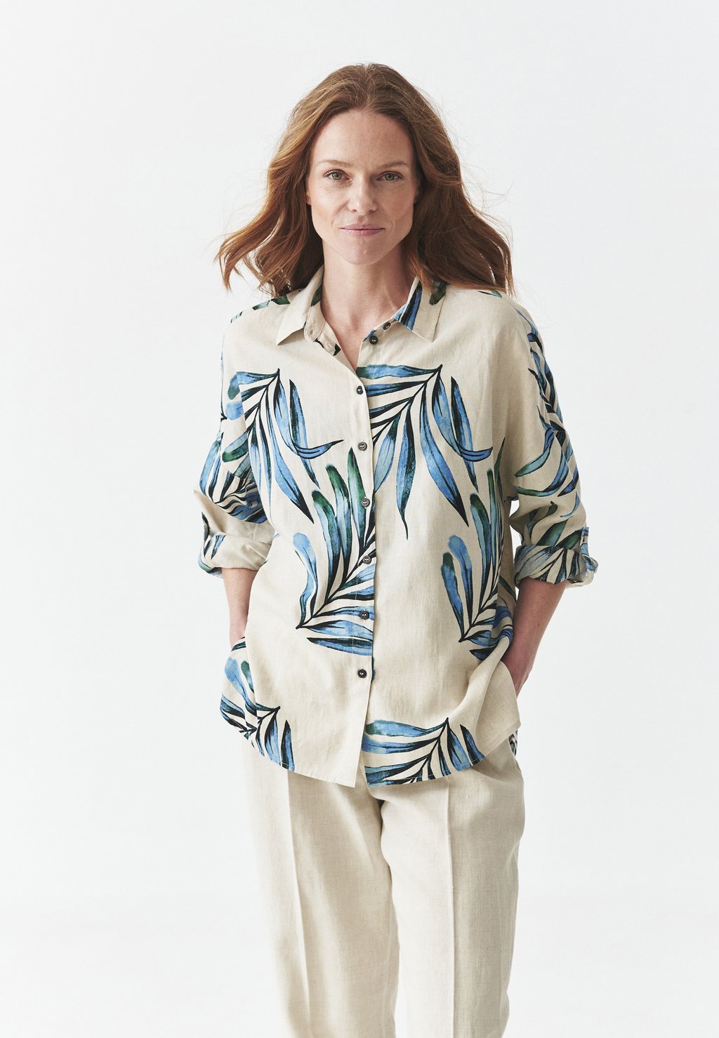 Блузка на пуговицах TATUUM, бежевый/меланж
Блузка на пуговицах TATUUM, бежевый/меланж