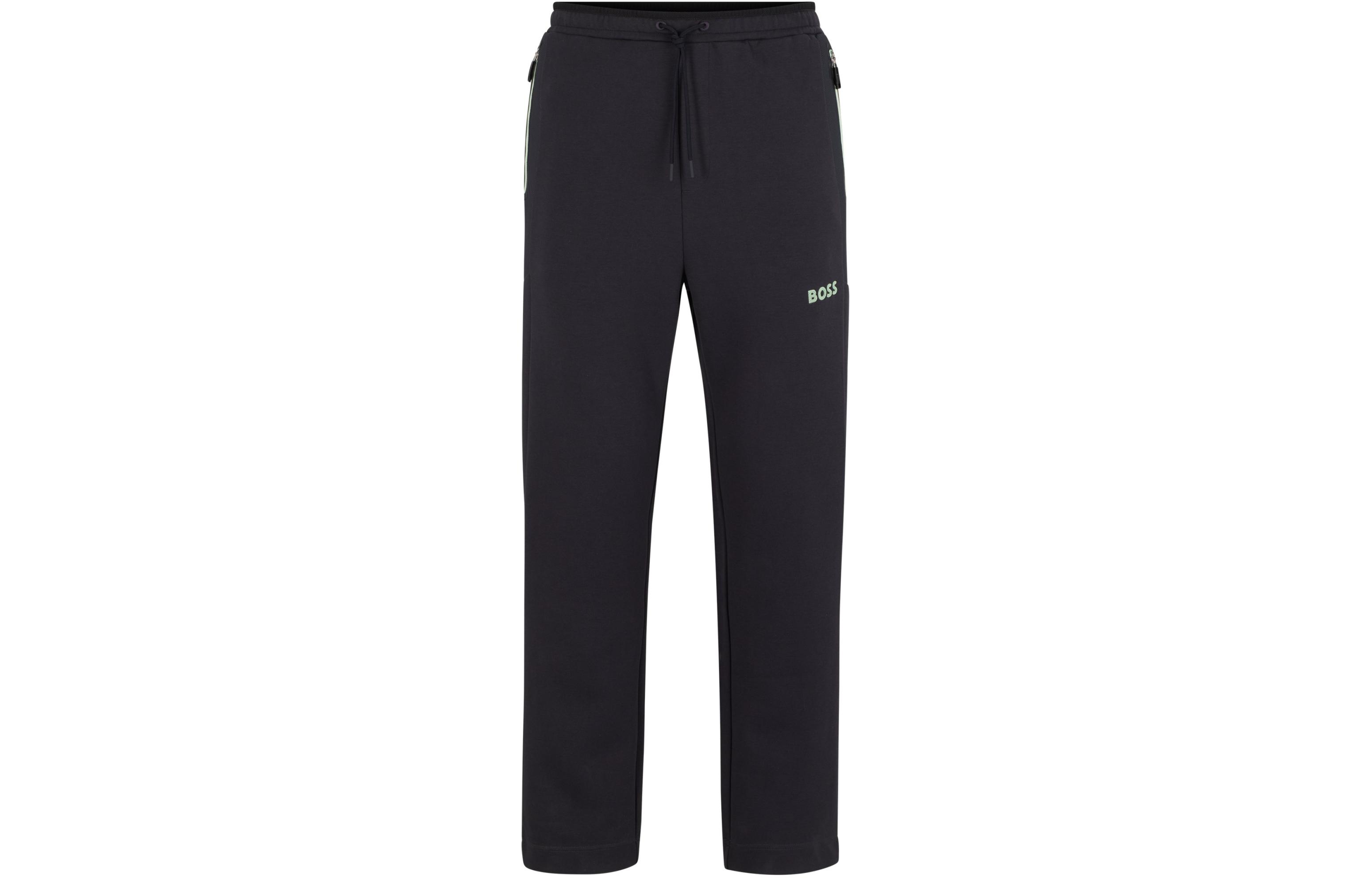 SS24 Брюки спортивные с асимметричным низом и 3D логотипом Повседневные штаны мужские Темно-серые HUGO BOSS 
SS24 Брюки спортивные с асимметричным низом и 3D логотипом Повседневные штаны мужские Темно-серые HUGO BOSS