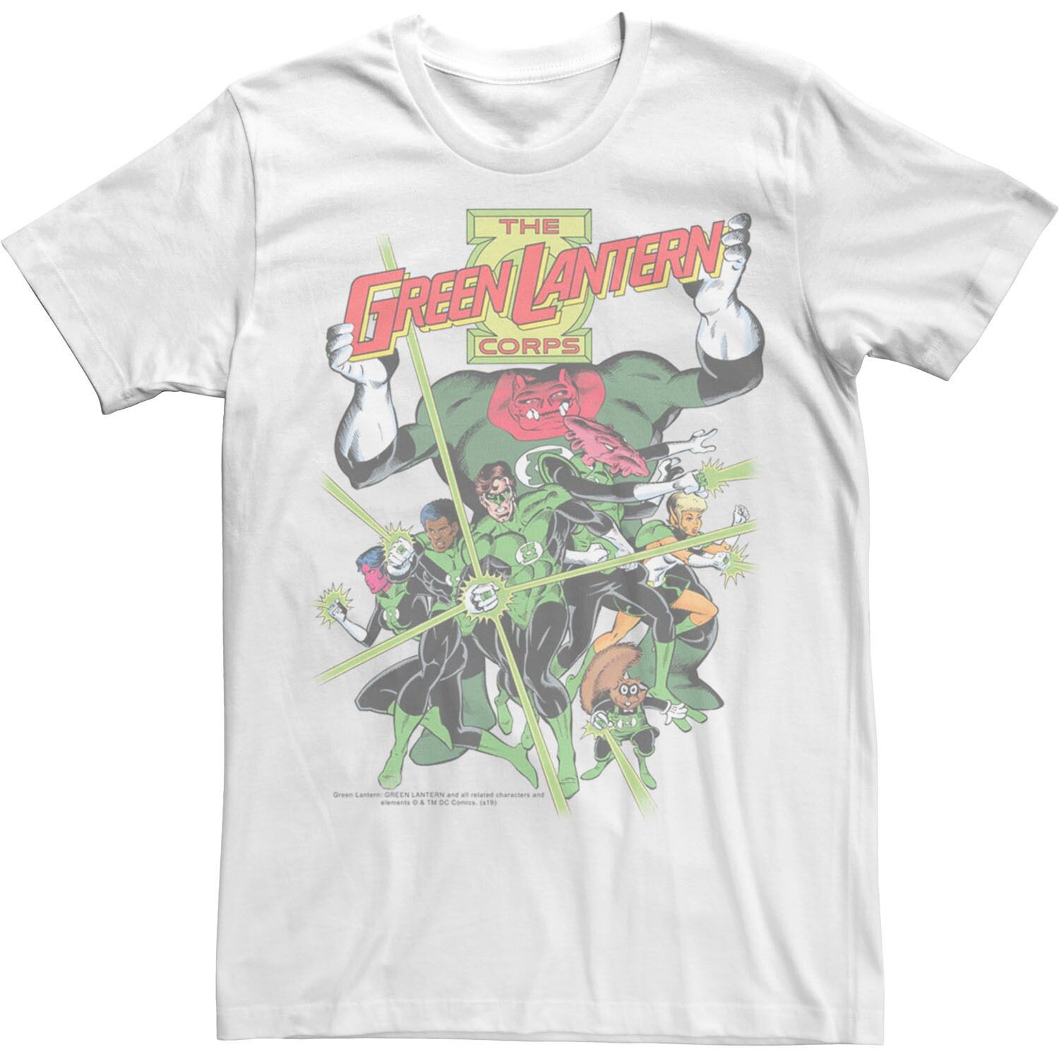 Мужская футболка Green Lantern Corps Group Shot Licensed Character 
Мужская футболка Green Lantern Corps Group Shot Licensed Character