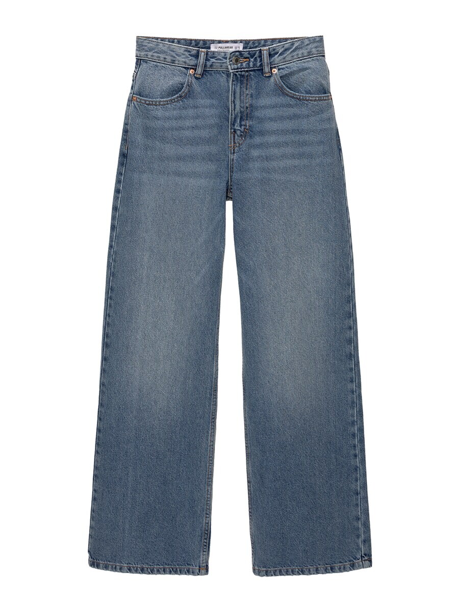 Джинсы Pull&Bear Wide leg Jeans, синий деним
Джинсы Pull&Bear Wide leg Jeans, синий деним