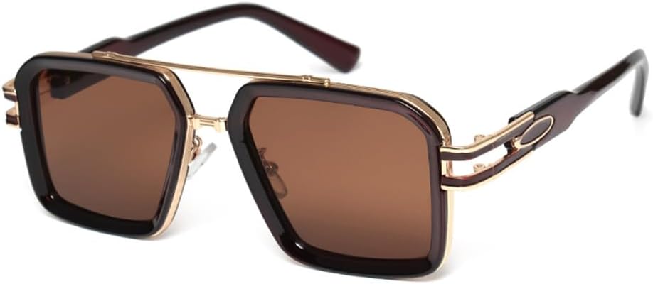 Солнцезащитные очки в стиле ретро, квадратные, модные, для мужчин и женщин, с двойной оправой, унисекс, металлические, стильные, с защитой от УФ-излучения UV400 UJNHGQ, C6
Солнцезащитные очки в стиле ретро, квадратные, модные, для мужчин и женщин, с двойной оправой, унисекс, металлические, стильные, с защитой от УФ-излучения UV400 UJNHGQ, C6