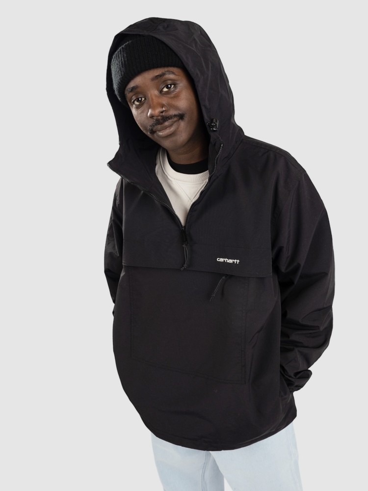 Анорак Carhartt WIP Windbreaker Anorak, black/white
Анорак Carhartt WIP Windbreaker Anorak, black/white