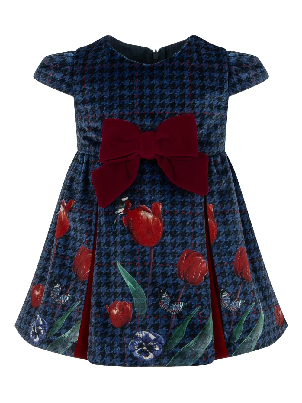 Платье в ломаную клетку с бантом Lapin House, темно-синий
Платье в ломаную клетку с бантом Lapin House, темно-синий