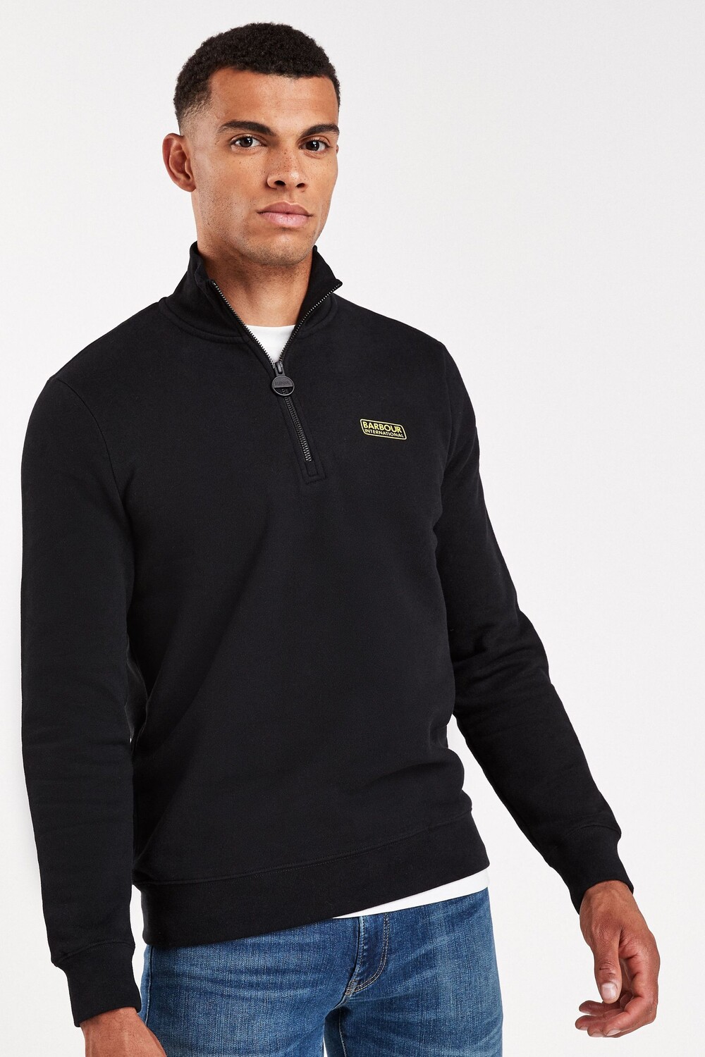 Свитер на полумолнии Barbour International, черный
Свитер на полумолнии Barbour International, черный