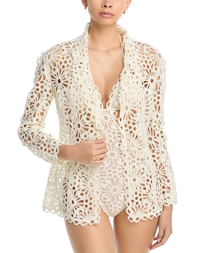 Купальный кардиган Norma Kamali, слоновая кость/кремовый
Купальный кардиган Norma Kamali, слоновая кость/кремовый