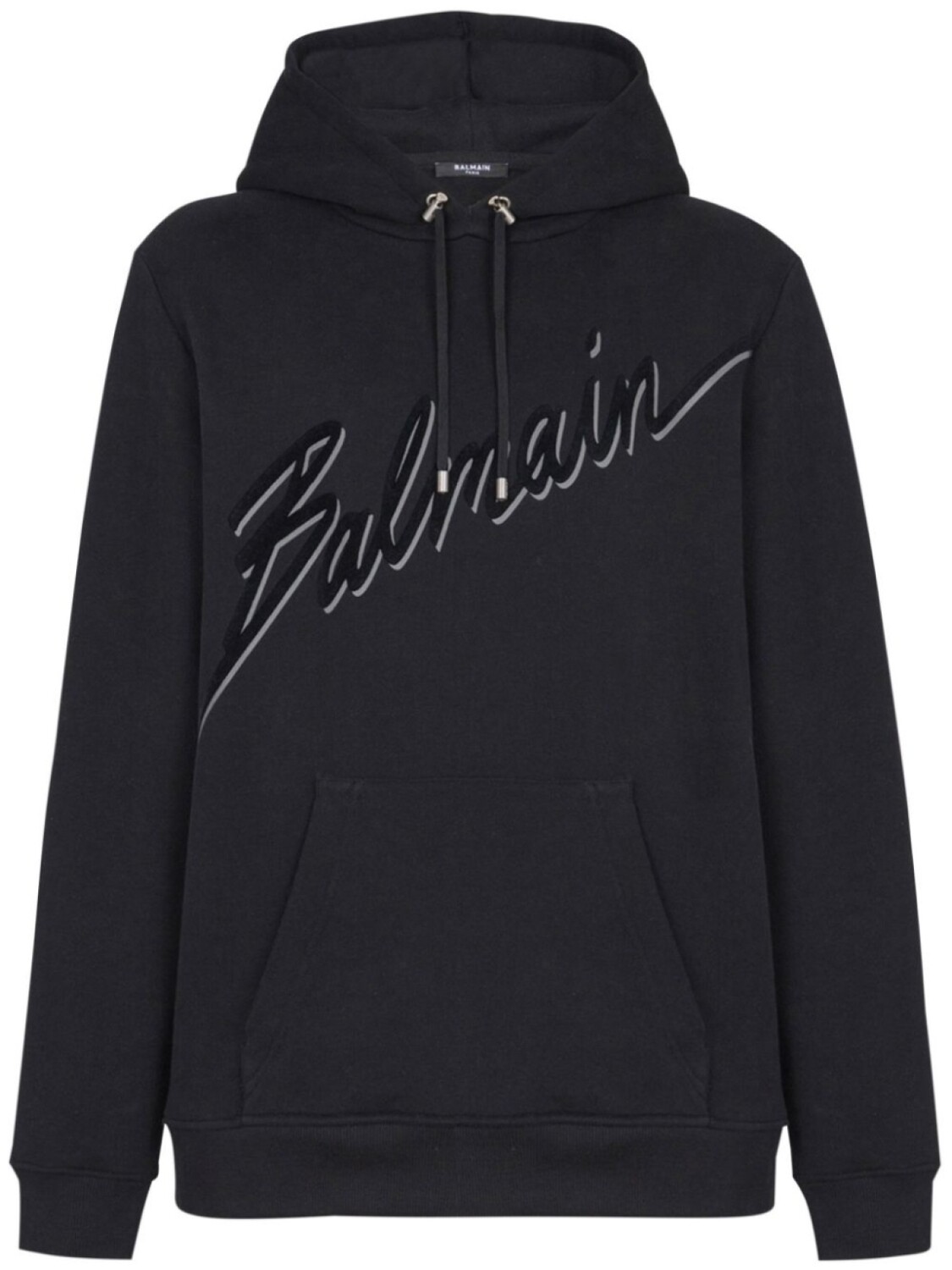 Худи с логотипом Balmain, черный
Худи с логотипом Balmain, черный