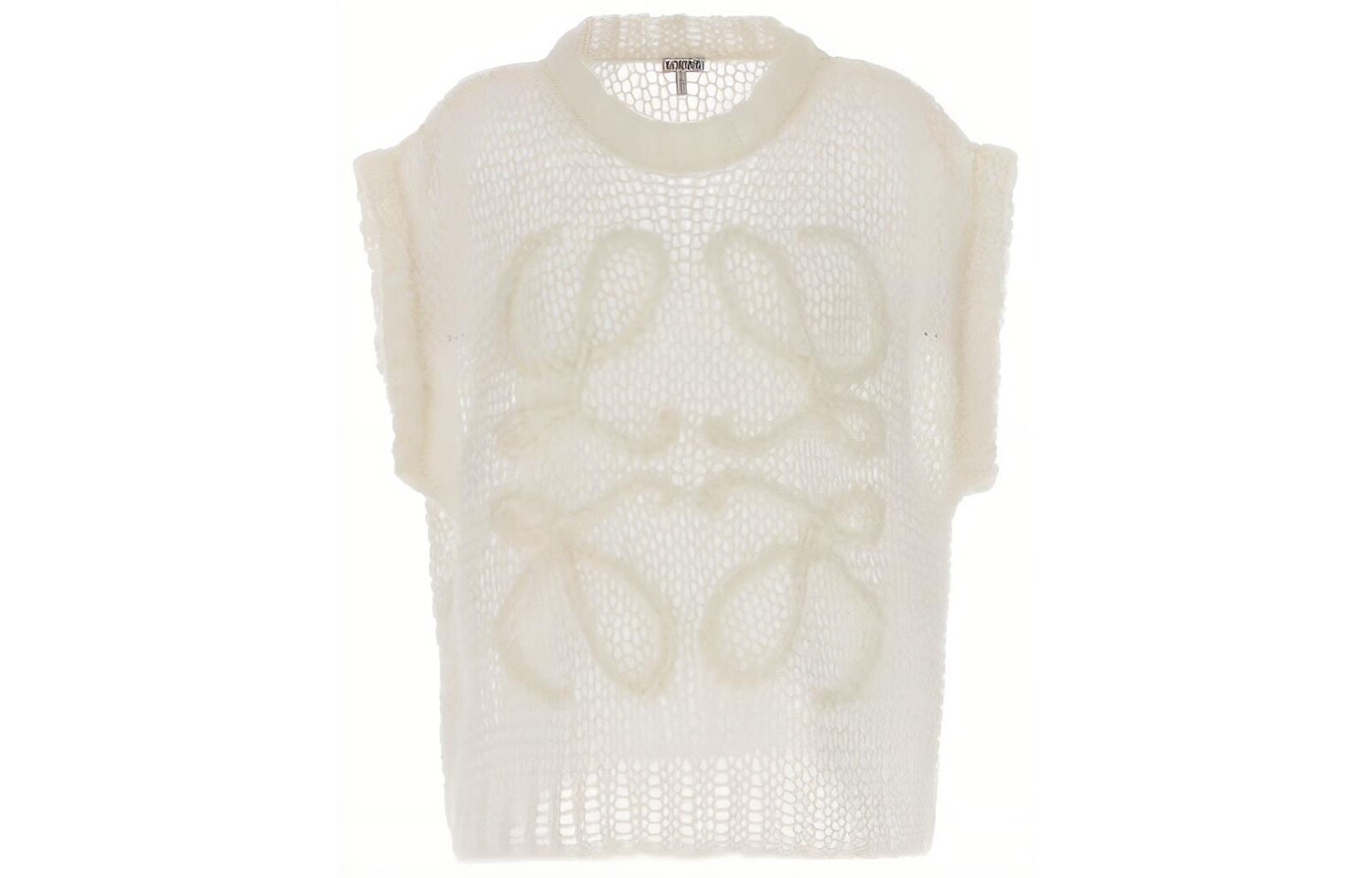 Свитер женский Loewe без рукавов, белый
Свитер женский Loewe без рукавов, белый