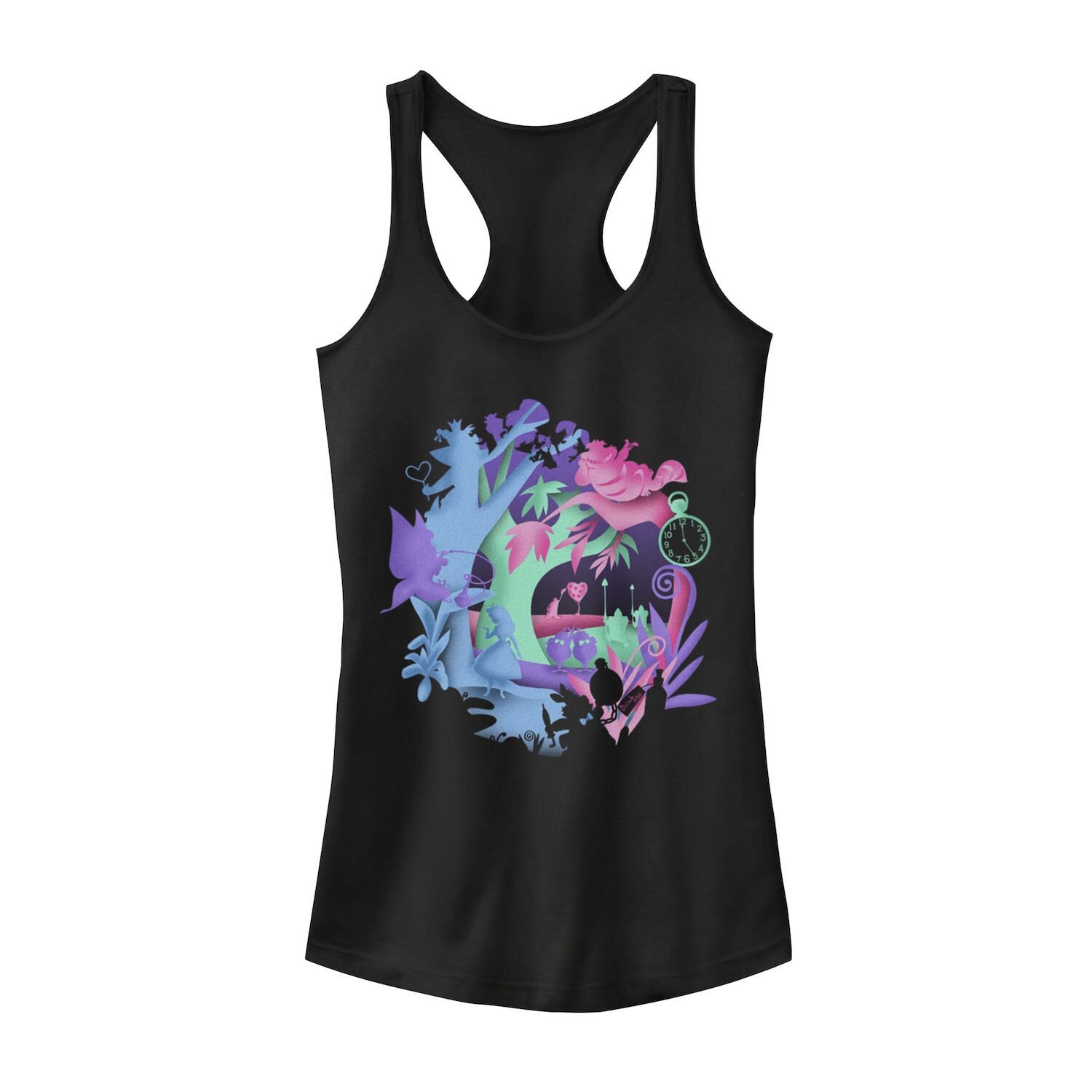 Майка с силуэтом неонового леса Disney для юниоров «Алиса в стране чудес» Licensed Character, черный
Майка с силуэтом неонового леса Disney для юниоров «Алиса в стране чудес» Licensed Character, черный