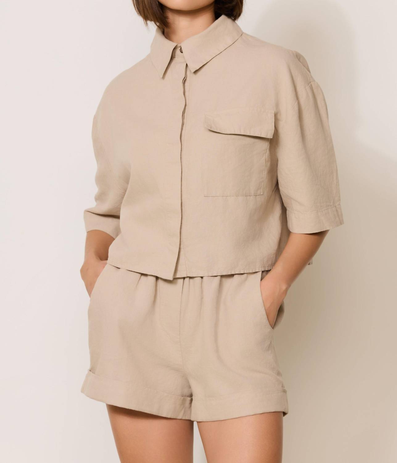 Укороченная блузка из смеси льна Clover из чистого кашемира Lune Active, цвет pure cashmere
Укороченная блузка из смеси льна Clover из чистого кашемира Lune Active, цвет pure cashmere