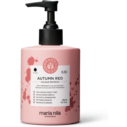 Маска для волос Color Refresh Осенняя Красная 300мл, Maria Nila
Маска для волос Color Refresh Осенняя Красная 300мл, Maria Nila