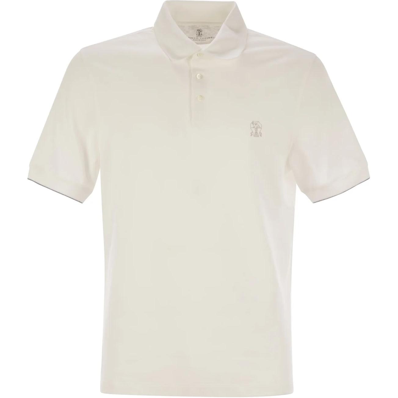 Детализированная поло с коротким рукавом Logo Brunello Cucinelli, экрю, Белый, Детализированная поло с коротким рукавом Logo Brunello Cucinelli, экрю
Детализированная поло с коротким рукавом Logo Brunello Cucinelli, экрю, Белый, Детализированная поло с коротким рукавом Logo Brunello Cucinelli, экрю