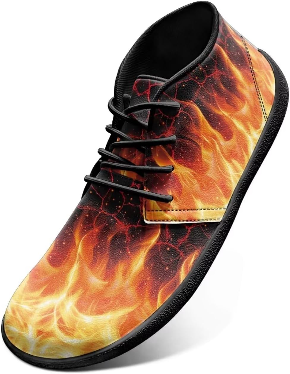 Сверхлегкие мужские кроссовки для бега с принтом в виде языков пламени - нулевой перепад высоты подошвы, идеально подходят для бега, устойчивая обувь Watdotory, 3d Flame Graphic
Сверхлегкие мужские кроссовки для бега с принтом в виде языков пламени - нулевой перепад высоты подошвы, идеально подходят для бега, устойчивая обувь Watdotory, 3d Flame Graphic