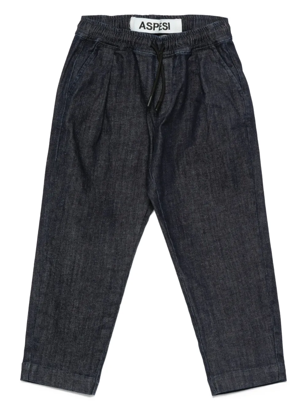 Джинсовые брюки с эластичным поясом Aspesi Kids, синий
Джинсовые брюки с эластичным поясом Aspesi Kids, синий