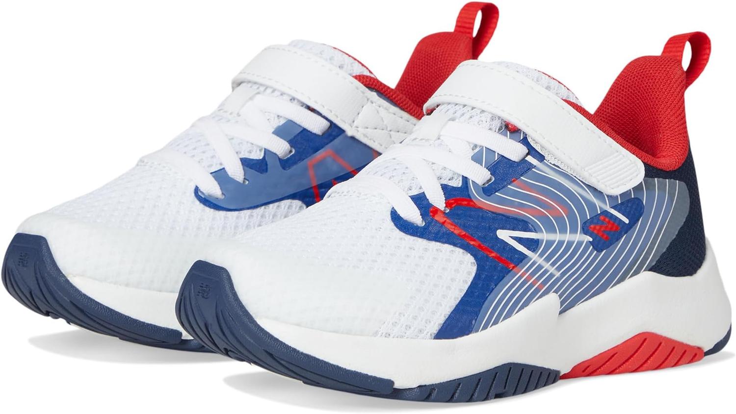 Кроссовки New Balance Kids Rave Run v2 Bungee Lace with Top Strap, цвет Team Royal/White/True Red
Кроссовки New Balance Kids Rave Run v2 Bungee Lace with Top Strap, цвет Team Royal/White/True Red