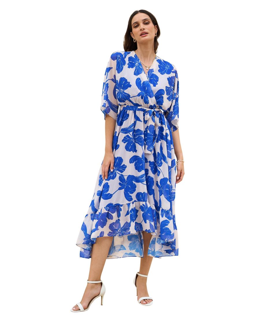 Женское платье-кимоно с рукавами миди и асимметричным подолом, запахивающееся Yumi, Blue
Женское платье-кимоно с рукавами миди и асимметричным подолом, запахивающееся Yumi, Blue