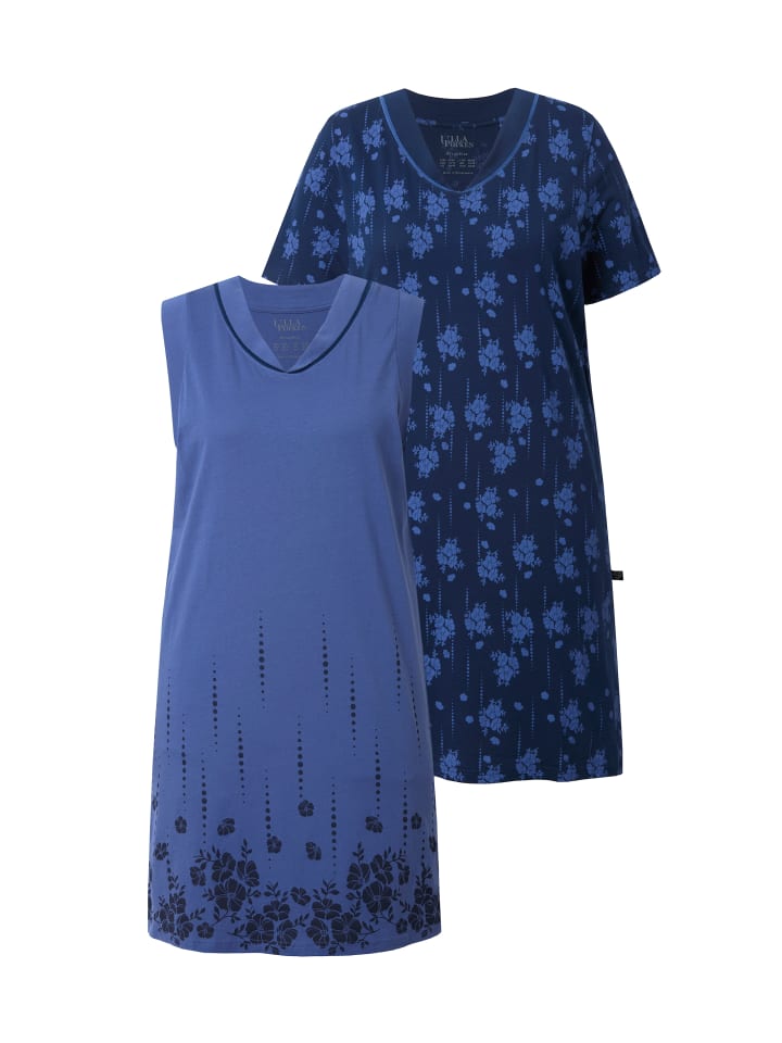 Ночная рубашка цвета легкого паруса Ulla Popken
Ночная рубашка цвета легкого паруса Ulla Popken