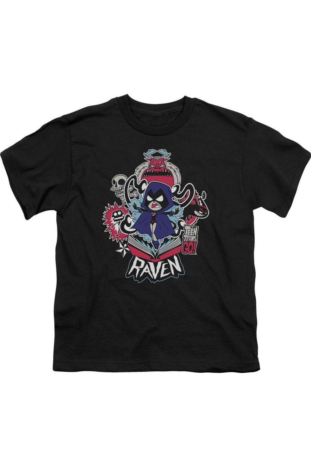 Футболка Teen Titans Go с коротким рукавом "Рэйвен" для детей Gildan, черный
Футболка Teen Titans Go с коротким рукавом "Рэйвен" для детей Gildan, черный