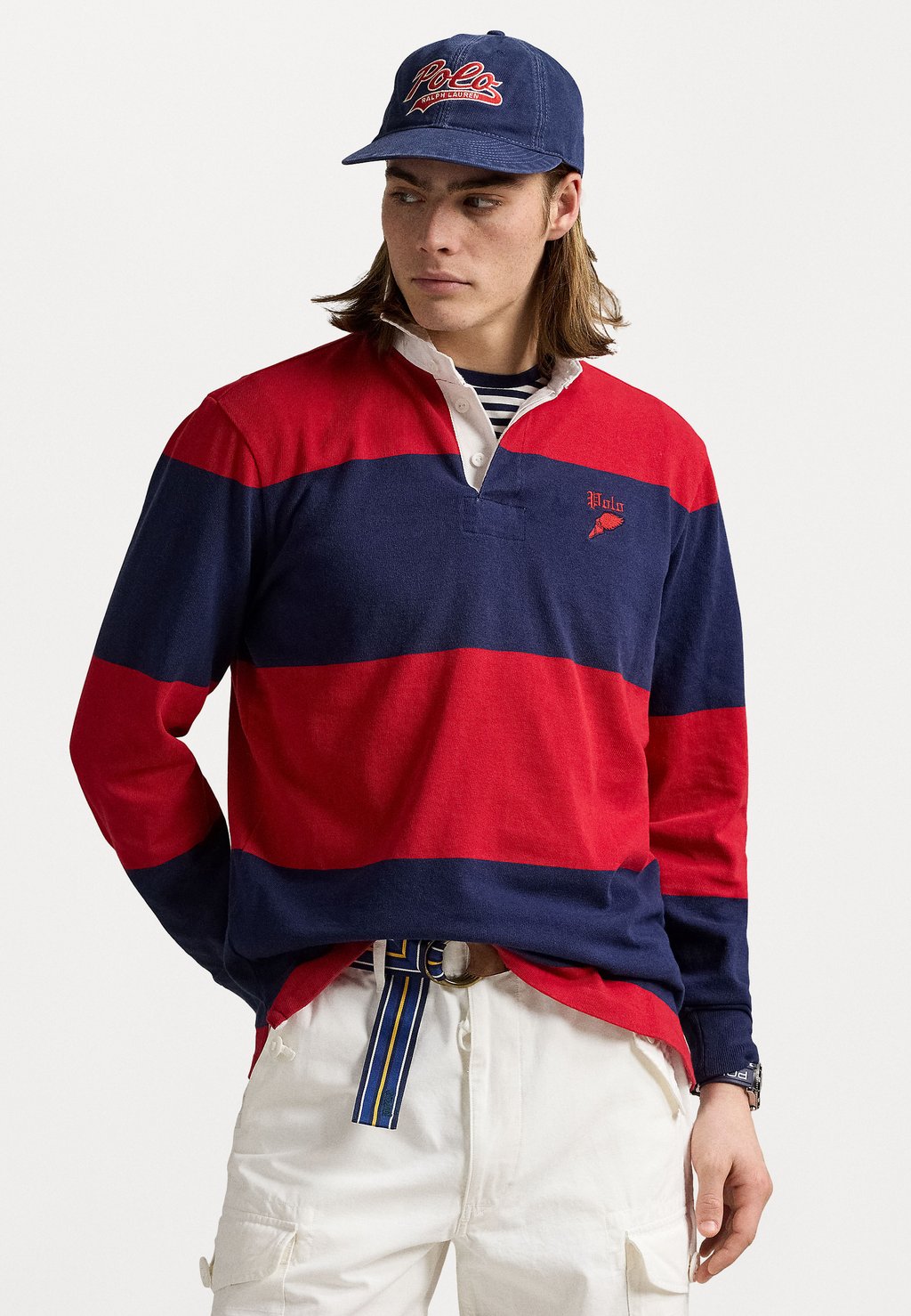 Рубашка поло CLASSIC FIT STRIPED JERSEY RUGBY SHIRT Polo Ralph Lauren, темно-синий
Рубашка поло CLASSIC FIT STRIPED JERSEY RUGBY SHIRT Polo Ralph Lauren, темно-синий