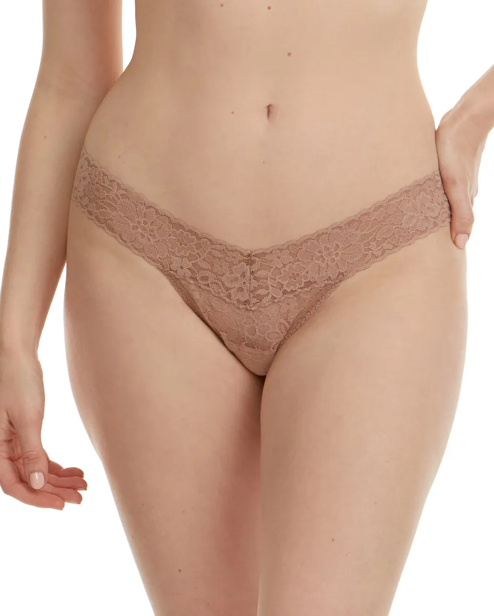 Кружевные стринги V-образной формы с низкой посадкой Hanky Panky, коричневый
Кружевные стринги V-образной формы с низкой посадкой Hanky Panky, коричневый