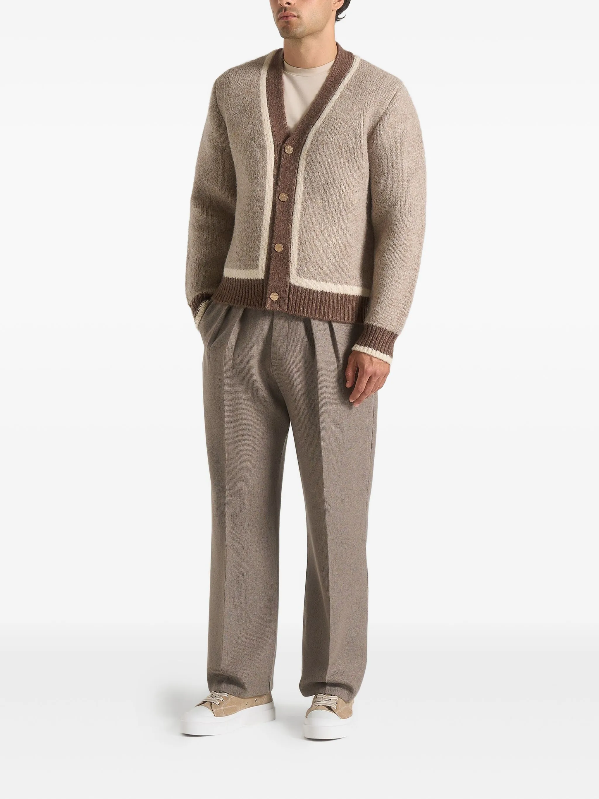 Кардиган Elon с контрастными вставками Manière De Voir, бежевый
Кардиган Elon с контрастными вставками Manière De Voir, бежевый