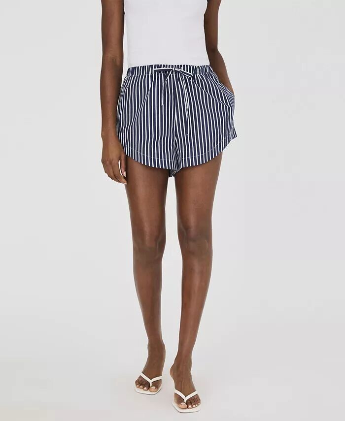 Женские шорты Alexis из хлопка на завязках French Connection, синий
Женские шорты Alexis из хлопка на завязках French Connection, синий