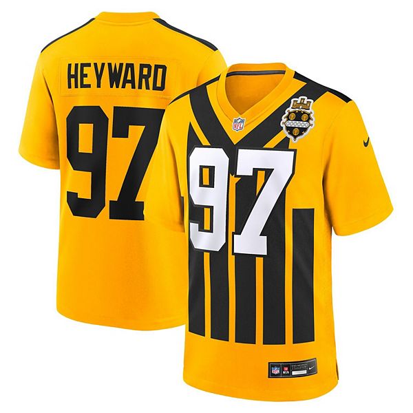 Мужская футболка Cameron Heyward Pittsburgh Steelers Alternate 1933 Throwback Game Nike
Мужская футболка Cameron Heyward Pittsburgh Steelers Alternate 1933 Throwback Game Nike