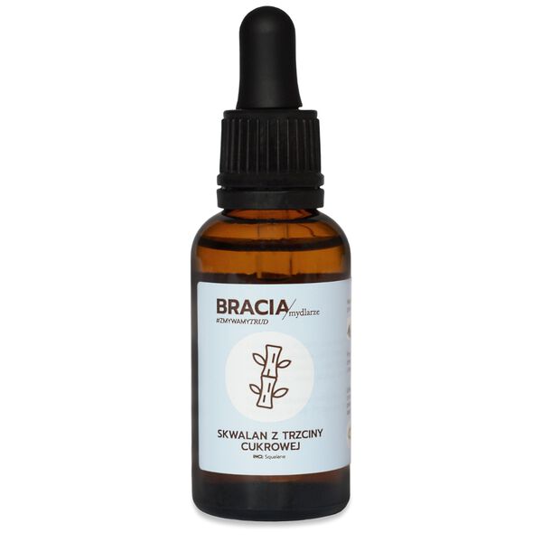Сквалан из сахарного тростника, 30 мл Bracia Mydlarze
Сквалан из сахарного тростника, 30 мл Bracia Mydlarze