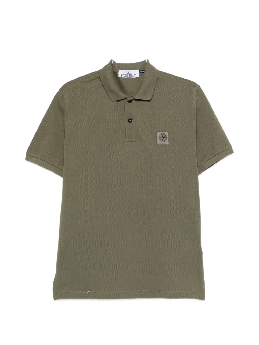 Поло с логотипом на пуговицах Stone Island, зеленый
Поло с логотипом на пуговицах Stone Island, зеленый