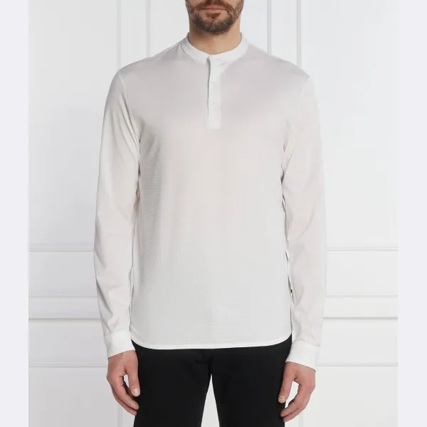 Облегающая рубашка-поло p-pazel мерсеризованный Boss, белый 
Облегающая рубашка-поло p-pazel мерсеризованный Boss, белый