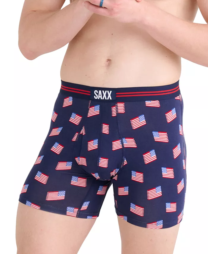 Мужские ультрамягкие свободные боксеры с принтом и влагоотводящим эффектом SAXX, синий
Мужские ультрамягкие свободные боксеры с принтом и влагоотводящим эффектом SAXX, синий