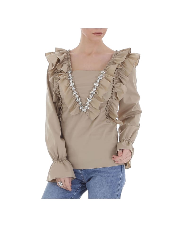 Светло-коричневая блузка Ital-Design
Светло-коричневая блузка Ital-Design