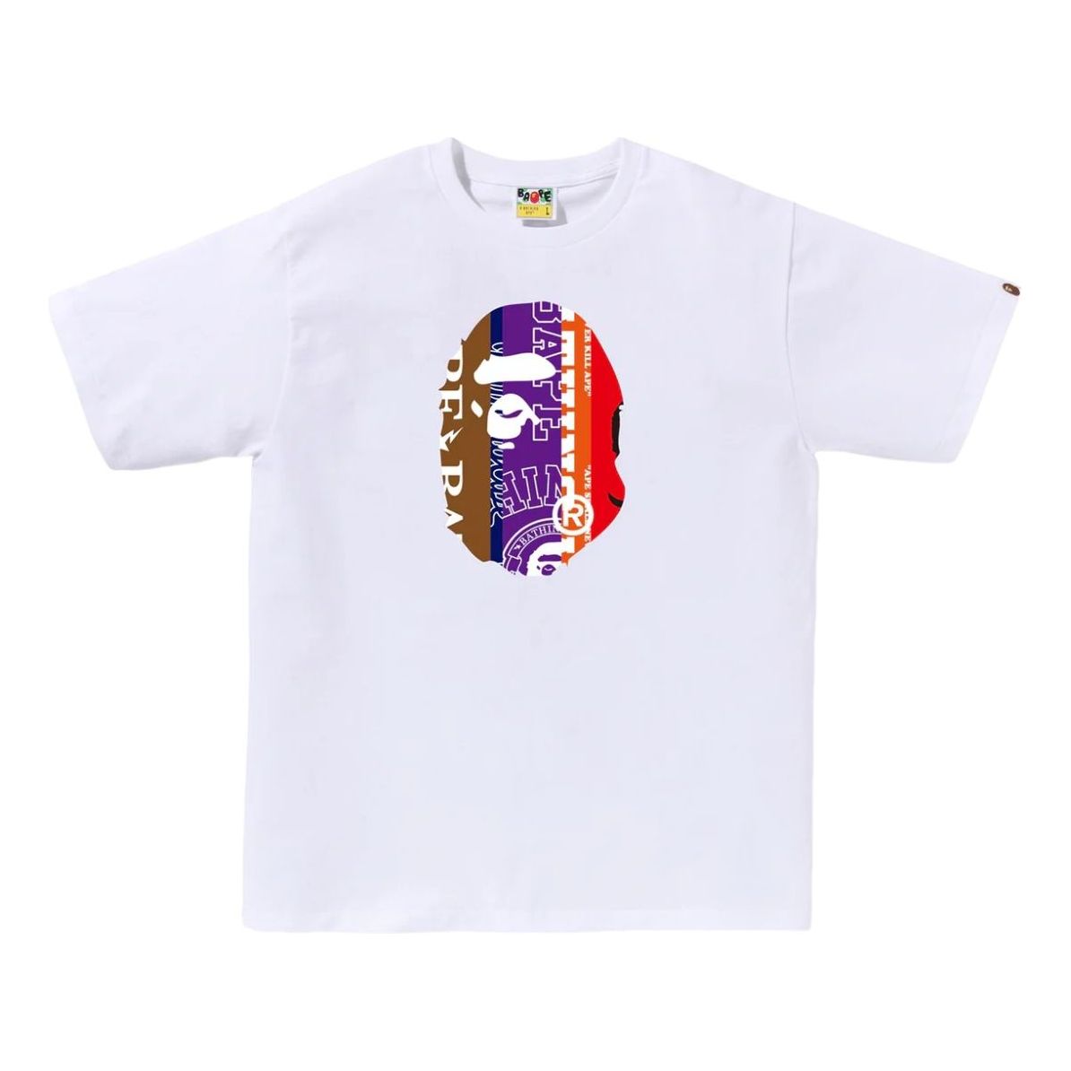 A Bathing Ape Шарф для поклонников Bathing Ape, футболка с изображением головы обезьяны, белый
A Bathing Ape Шарф для поклонников Bathing Ape, футболка с изображением головы обезьяны, белый