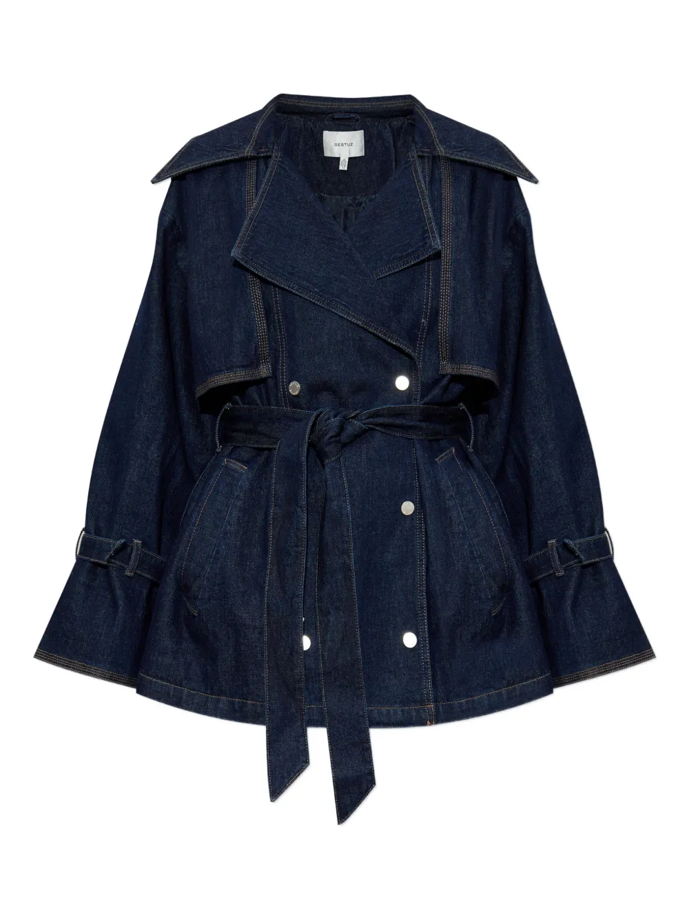 Джинсовая куртка с поясом GZsummer Gestuz, синий
Джинсовая куртка с поясом GZsummer Gestuz, синий