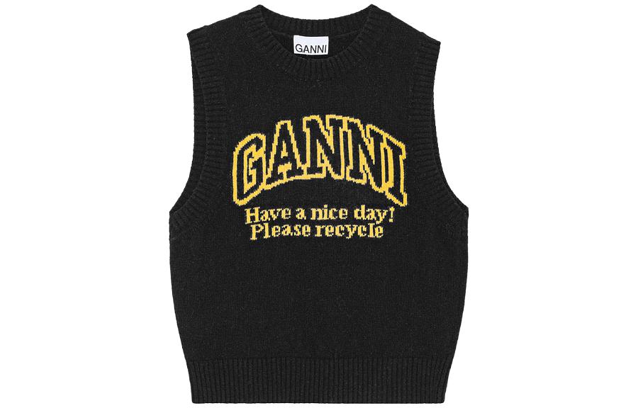 GANNI Женский черный топ Tank
GANNI Женский черный топ Tank